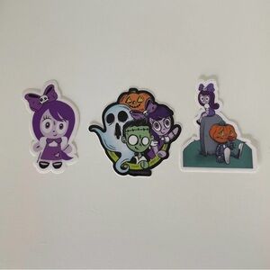 Halloween Cartoon Spooksieboo Stickers Set